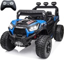 Sopbost Ride on Car with Remote Control 24V 9AH 4WD Electric Car for Kids 4X4 Of