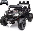 Sopbost 24V 9AH Kids UTV 2WD/4WD Switchable Ride on Car with Remote Control Batt