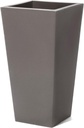 Step2 Tremont Tall Square Planter Pot, Large outside All-Season All-Weather Gard