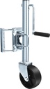 Maxxhaul 70148 10" Lift Swing Back Trailer Jack with Single Wheel - 1000 Lbs. Ca