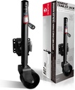 Boat Trailer Jack with Wheel Swivel- 2000 Lbs 12" Lift Heavy Duty (Black)