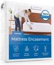 Linenspa Zippered Mattress Encasement - Waterproof & Bed Bug Proof - Premium Noi