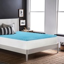 2-Inch Premium Convoluted Gel Memory Foam Toppers for Enhanced Comfort and Suppo