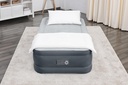 Sleeplux Twin Air Mattress | Supersoft Snugable Top, Extra Durable Tough Guard W
