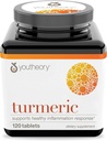 Youtheory Turmeric Curcumin Supplement with Black Pepper Bioperine 120 Tablets