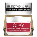 Olay Strong & Firm Niacinamide Face Moisturizer, 2 Oz Renewing Face Cream for Hy