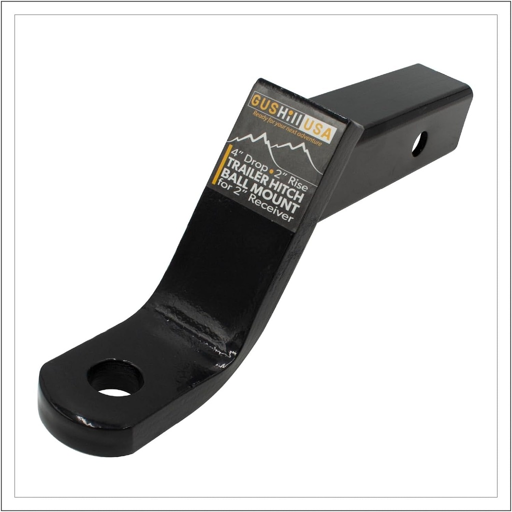 USA Trailer Hitch Ball Mount - 6000 Lbs Capacity