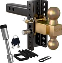 Adjustable Trailer Hitch, 6 Inch Drop 20,000 LBS GTW, Hitch Ball Mount, Tow Hit