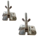 Haywhnkn 2Pcs Screen Frame Butterfly Hinge Clamp DIY Tool Silk Screen Printing Galvanized Alloy with Screw
