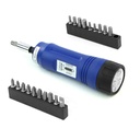 STARK USA 21Pcs Adjustable Torque Screwdriver 1/4" Drive Precision Measurement Shank with Bits Set
