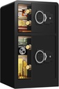 6.1 Cu Ft Extra Large Home Safe Fireproof Waterproof, Anti-Theft Digital Home Se