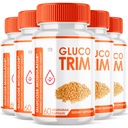 (5 Pack) Glcuo Trim Glucose Modulator, Glucotrim Blood Sugar Pill (300 Capsules)