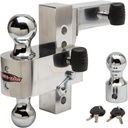 Uriah Products Aluma Tow Adjustable Lightweight Aluminum Alloy Trailer Hitch 6"