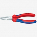 Knipex 6.3" Flat Nose Pliers - Chrome W/ Multigrip