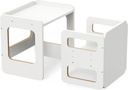 Tilhumt Montessori Weaning Table and Chair Set for Kids, Toddler Table and Chair