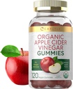 Carlyle Organic Apple Cider Vinegar Gummies | 120 Count | USDA Certified Organic