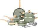 Induction Pots and Pans Set Non Stick, 12 Piece Nonstick Induction Granite Kitch