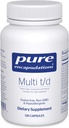 Pure Encapsulations Multi T/D - Multivitamin & Mineral Supplement - for Daily We