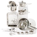 21Pc Stainless Steel Cookware Set-Cookware Set