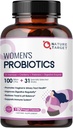 180 Capsules Probiotics for Women Digestive Health 100 Billion Cfus Probiotic