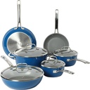 Sur La Table Kitchen Essentials 10 Piece PFA Free Titanium Ceramic Nonstick Inte