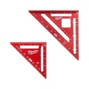 Milwaukee Tool 7-Inch Rafter Square and 4-1/2-Inch Trim Square Set
