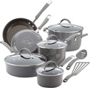 Rachael Ray - 16802 Rachael Ray Cucina Nonstick Cookware Pots and Pans Set, 12 P