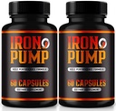 (2 Pack) Iron Pump Pills, Iron Pump up Dietary Supplement, Complete Daily Formul