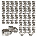 100Pcs 1/2 Inch PEX Cinch Clamps 304 Stainless Steel PEX Crimp Rings Heavy Duty PEX Fitting Clamps Multipurpose Pinch Clamps