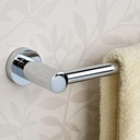 338413 Ceeley 5 Piece Bathroom Package with 24" Towel Bar, Robe Hook, Towel Ring, and Toilet Paper Holder