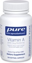 Pure Encapsulations Vitamin a - 3,000 Mcg - from Cod Liver Oil - Immune & Vision