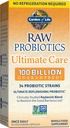Raw Probiotics - 100 Billion CFU, Shelf Stable, 30 Capsules