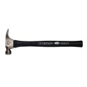 Dead on Tools Investment Cast Wood Hammer 18-Inch Straight Hickory Handle 21 Oz, Black, DO21