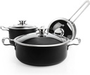 Pots and Pans Set Nonstick，6-Pie