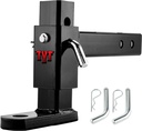 TYT Adjustable Trailer Hitch Ball Mount with 2 Hitch Pins, 1 Tow Hitch, 4-Positi