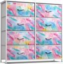 Sorbus Kids Dresser with 8 Drawers - Storage Chest Organizer Unit Nightstand - S