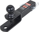 864209 3 in 1 ATV/UTV Trailer Hitch Towing Ball Mount with 2 Inch Trailer Ball,