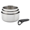 T-Fal Ingenio Stainless Steel Cookware Set, 4-Piece