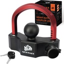 METOWARE Universal Trailer Hitch Locks Fit 1-7/8 Inch, 2 Inch, 2-5/16 Inch, Adju
