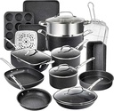 GRANITESTONE 20 Pc Kitchen Pots and Pans Set Non Stick Cookware Set, Kitchen Coo