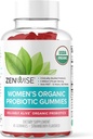 Zenwise Health, Good Gut Gummies, Organic Probiotics, Strawberry, 45 Gummies