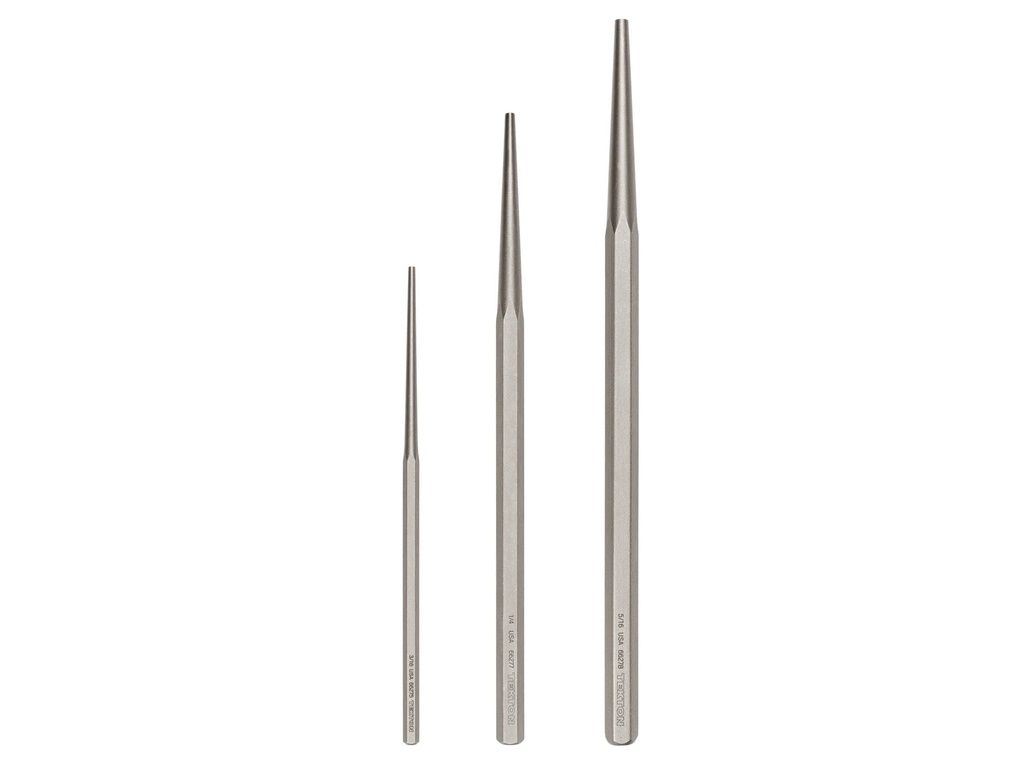 TEKTON 3-Piece Long Alignment Punch Set - High-Carbon Steel