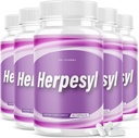 (5 Pack) Herpesyl Pills Capsules Supplement Tablets Purple Bot