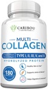 Multi Collagen Pills - 180 Collagen Pills - Type I, II, III, V & X Collagen Caps