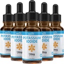 (5 Pack) Nutri Potassium Iodide Liquid Drops 130 Mg - Alternative to Potassium I