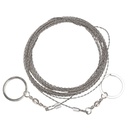 Outdoor Hand-Drawn Rope Saw 304 Stainless Steel Wire Saw Camping Life-Saving Woodworking Hand Saw Wire 5M