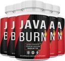 (5 Pack) Javaburn Powerful Formula, Javaburn Now in Pills, Maximum Strength, 300