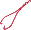 Felled Timber Claw Hook, 32In - Log Lifting Tongs Heavy Duty Grapple Timber Claw