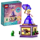 LEGO Disney Princess Twirling Rapunzel Building Toy 43214, with Diamond Dress Mini-Doll and Pascal the Chameleon Figure, Wind up Toy Rapunzel, Disney Collectible Toy for Girls & Boys Age 5+ Years Old