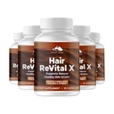 (5 Pack) Hair Revital X - Hair Revital X Natural Hair Growth Support